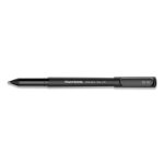 Paper Mate Ballpoint Pen, Fine 0.8 mm, Black Ink/Barrel, Dozen (PAP2124515)