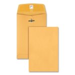 Quality Park Clasp Envelope, 5 x 7 1/2, 28lb, Brown Kraft, 100/Box (QUA37835)