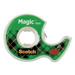 Scotch Magic Tape w/Refillable Dispenser, 1/2" x 450", Clear (MMM104)