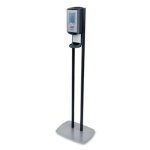 Purell CS6 Hand Sanitizer Floor Stand with Dispenser, 1,200 mL, 13.5 x 5 x 28.5, Graphite/Silver (GOJ7416DS)