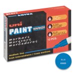 Uni-Paint Marker, Oil-Based, Medium Point, Blue, Each (UBC63603)