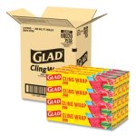 GLAD Cling Wrap, Plastic, 12 - 200 ft Rolls per Carton (CLO00020CT)