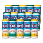 Clorox 30112 Disinfecting Wipes, Fresh & Citrus, 15 Canisters (CLO30112CT)