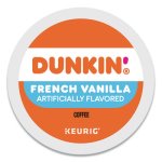 Dunkin Donuts K-Cup Pods, French Vanilla, 22/Box (GMT1268)