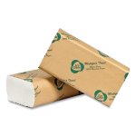 Eco Green Recycled Multifold Paper Towels, Wht, 250/Pk, 16 PK/CT (APAEW416)