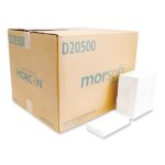 Morcon Tall-Fold 1-Ply Napkins, White, 1,000 Napkins (MORD20500)