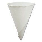 Konie 4.5-oz. Rolled-Rim Paper Cone Cups, 5,000 Cups (KCI45KR)