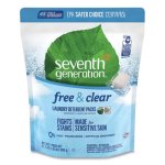 Seventh Generation Laundry Detergent Packs, Unscented, 8 Packs (SEV22977CT)