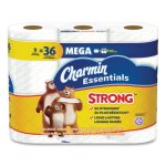 Charmin Essentials 1-Ply Strong Bathroom Tissue, 9 Rl/Pk, 4 PK/CT (PGC97343)
