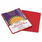 Sunworks Construction Paper, 58 lbs., 9 x 12, Red, 50 Sheets/Pack (PAC6103)