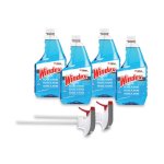 Windex 327171 Glass Cleaner, 32 oz Spray Bottle, 4/Carton (SJN327171)