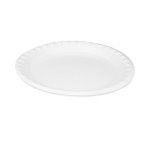 Laminated foam plates 10 inch white case of 540 plates Pactiv  PCTOTK10010000Y