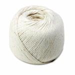 Quality Park White Cotton 10-Ply (Medium) String in Ball, 475 Feet (QUA46171)
