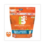 Boulder Clean Laundry Detergent Packs, Valencia Orange, 6/Carton (BCL003700CT)