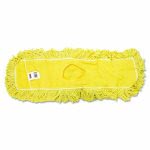 Rubbermaid Trapper 24" Looped-End Dust Mop, Yellow, Each (RCP J153)