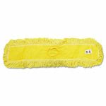 Rubbermaid Trapper  Dust Mop, Looped-end, 5" x 36", Yellow (RCPJ15500YEL)