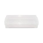 Advantus Super Stacker Crayon Storage Box 4 45 x 3 15 x 1 35 Clear - Office  Depot