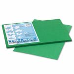 Tru-Ray Construction Paper, 76 lbs., 12 x 18, Green, 50 Sheets (PAC102961)