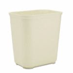 Rubbermaid 2543 Fire Resistant 7 Gallon Waste Can , Beige (RCP 2543 BEI)