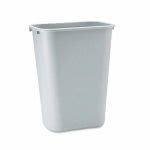 Rubbermaid Deskside 10 1/4 Gallon Plastic Wastebasket, Gray (RCP295700GY)