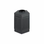Safco 45 Gallon Canmeleon Indoor/Outdoor Trash Can, Black (SAF9486BL)