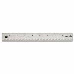 Victor Easy Read Stainless Steel Ruler Standard/Metric 12 Blue