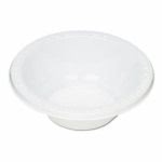 Tablemate Plastic Dinnerware Bowls 5 oz. White 125/Pack