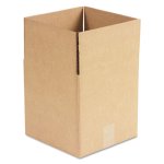 GEN Brown Corrugated Cubed Fixed Depth Boxes, 10 x 10 x 10, 25 Boxes (UFS101010)
