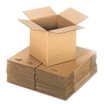 GEN Brown Corrugated Cubed Fixed Depth Boxes, 12 x 12 x 12, 25 Boxes (UFS121212)