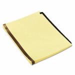 Leather-Look Mylar Tab Dividers, Letter, Black/Gold, 31 Numbered Tabs (UNV20822)