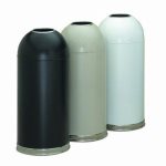 15 Gallon Standard Dometop Trash Can, Almond, 1/Carton (WITT-415DTAL)