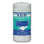 SCRUBS® MEDAPHENE Plus Disinfecting Wipes, 6 Containers/Case, Citrus (253-96365)