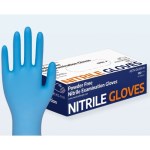 Banana Products Blue Nitrile Exam Gloves, XLarge, 100/box, 1000/Case (KG1101XL)
