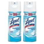 Lysol Disinfectant Spray, 12 oz Aerosol, Crisp Linen, 2/Pack (RAC74186PK)