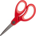 Sparco Kids Pointed End Scissors, 5", Red Two Tone Handle  (SPR39044)