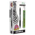 Zebra Z-Grip Retractable Ballpoint Pen, Black Ink, Medium, Dozen (ZEB22210)