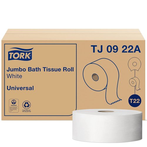 Tork® Paper Tissue Roll, White, 1/Cs/12 14100924