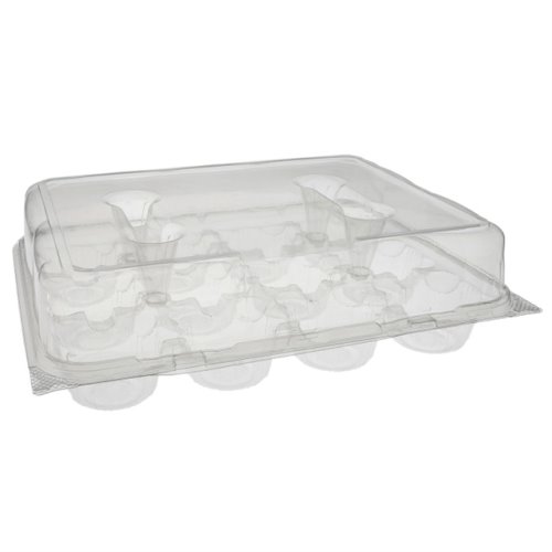 Clear PET Clamshell Cupcake & Muffin Containers