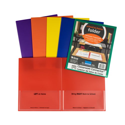 C-Line® | 32000-DS | Classroom Connector Folders, 36 Folders