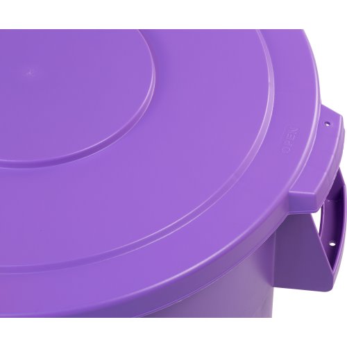 Carlisle 34104589 Bronco Round Waste Container Lid Purple 44 gal