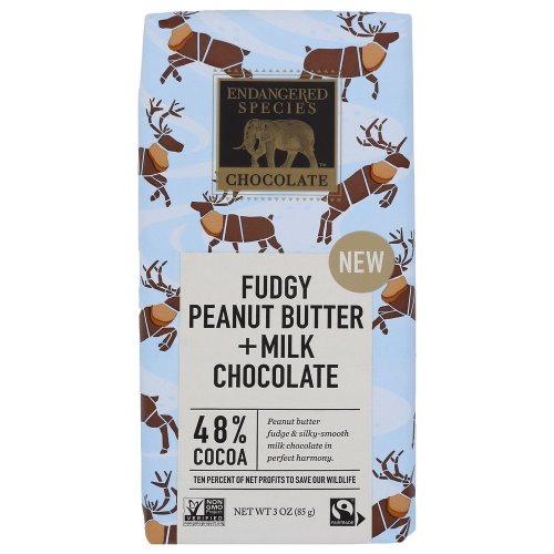 Endangered Species Endangered Species Chocolate Fudgy Peanut Butter 48 ...