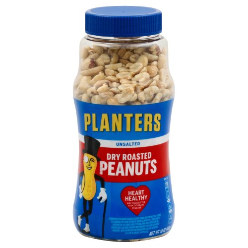 Planters Dry Roasted Unsalted Peanuts 39892