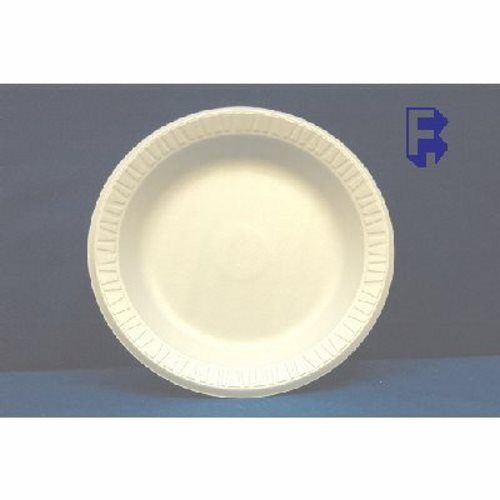 Dart Quiet Classic; Laminated Foam Plate, 9, White