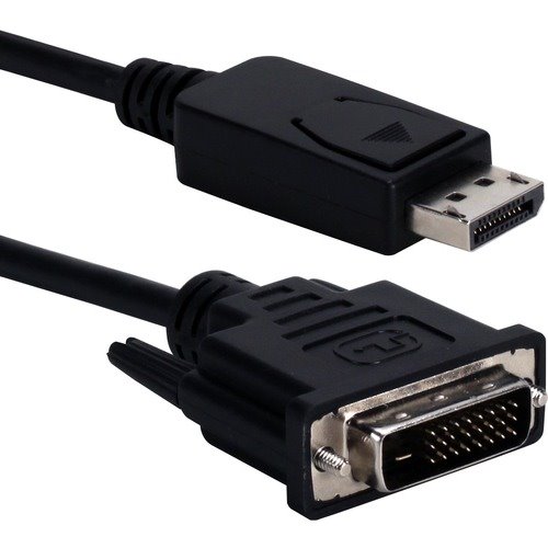 QVS 10Ft Displayport To Dvi Digital Video Cbl W/ Latches YW3113