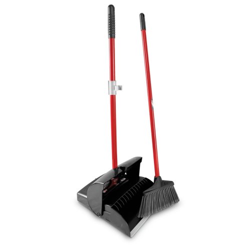 Libman Precision Angle Broom with 10 Dustpan, 4 Complete Sets (LIB-00206)