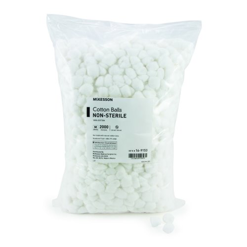 McKesson Cotton Balls, Non-Sterile, Maximum Absorbency, Soft - Simply  Medical