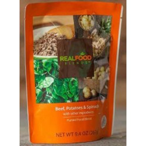 Tube Feeding Formula Real Food Blends 9.4 oz. Pouch Ready to Use 49749  Each/1