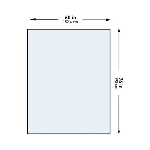 McKesson® Large Reverse Fold Drape Sheet, 60 x 76 Inch 1130793_PK