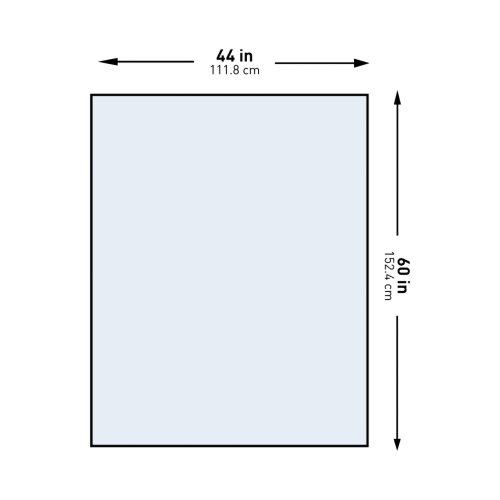 McKesson® Half Drape Sheet, 60 x 44 Inch 1130790_CS