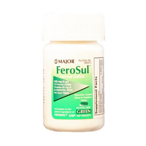 Major Pharmaceuticals 00904759160, Feosol® Mineral Supplement, 1/BT (871453_BT)